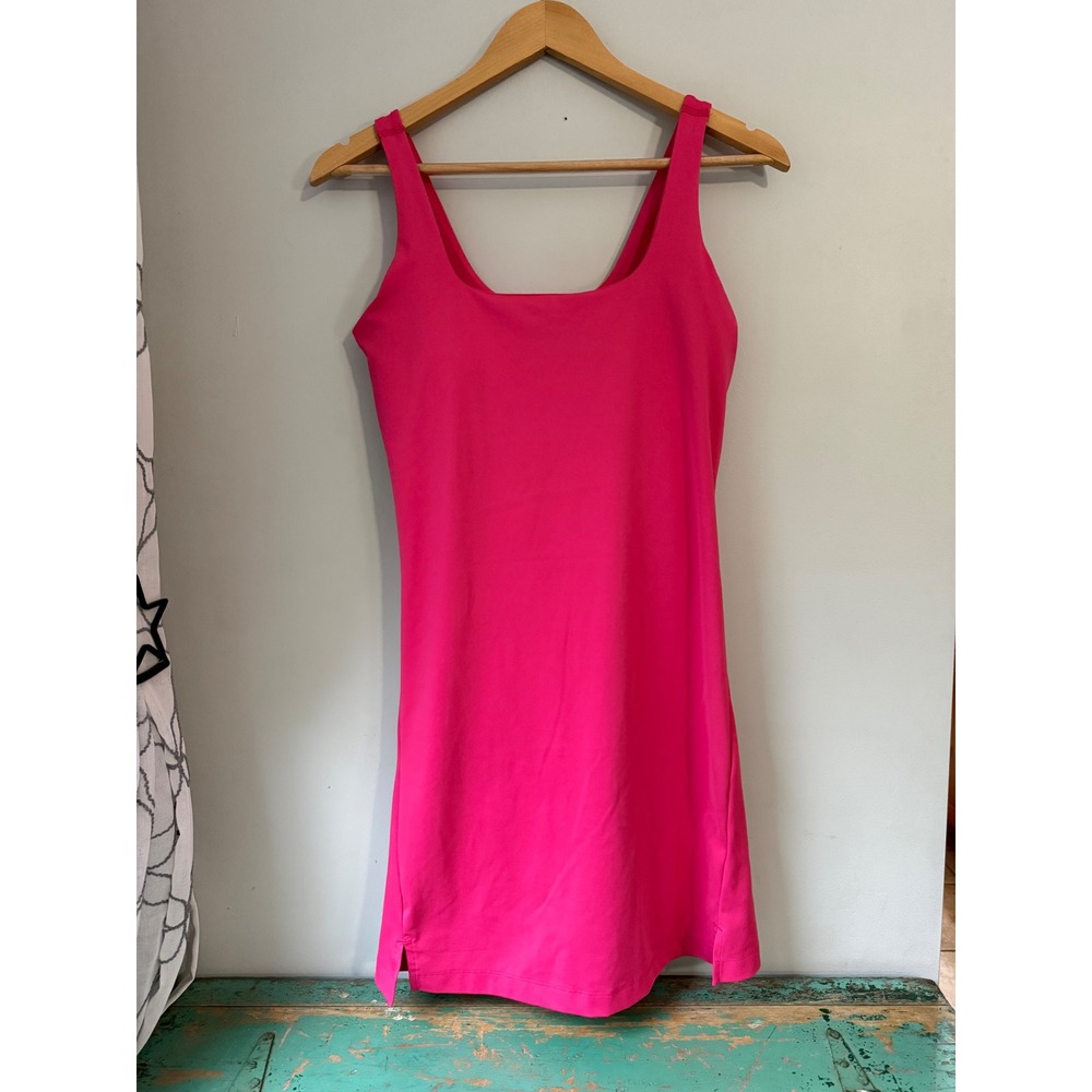 Old Navy Powersoft Exercise Dress Medium Pink Athletic Tennis Mini sporty
